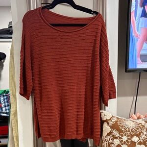 Rust Knit Sweater